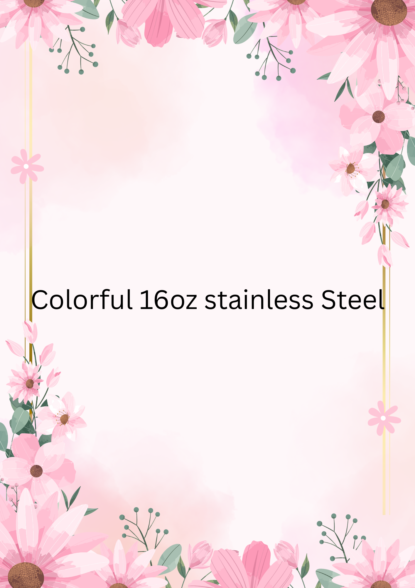 Colorful Stainless 16oz
