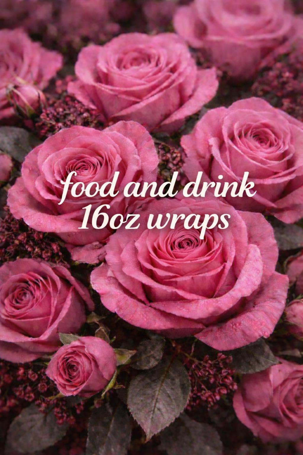 Food and drink 16oz wraps
