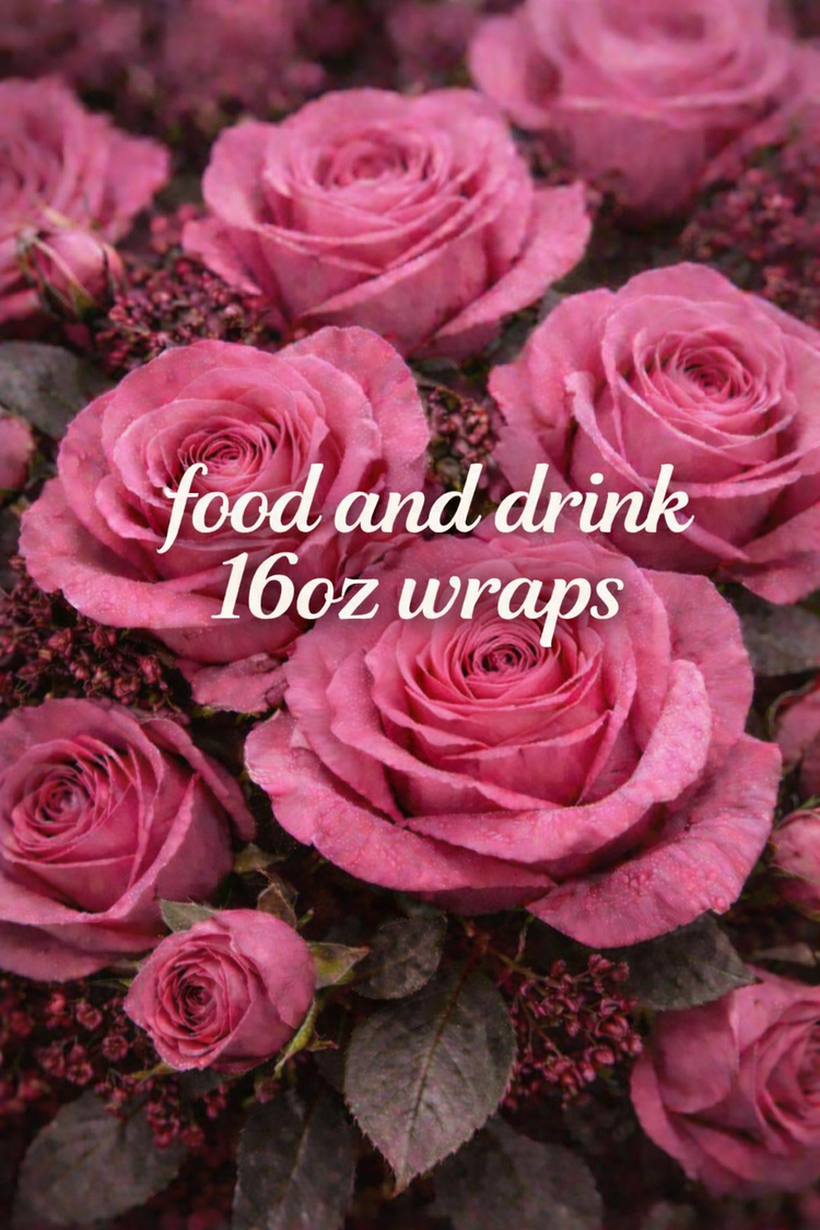 Food and drink 16oz wraps