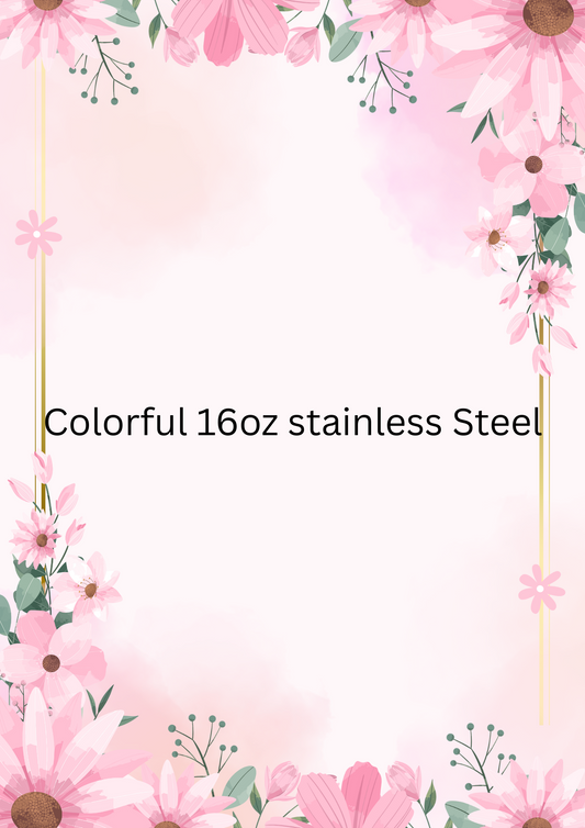 Colorful Stainless 16oz