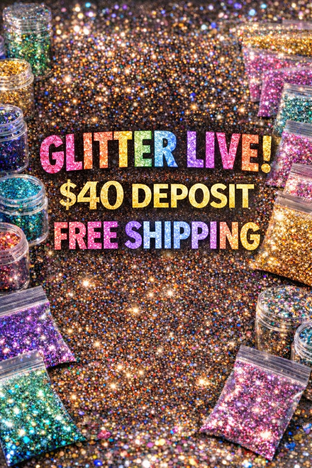 Glitter Live Deposit plus FreeShipping