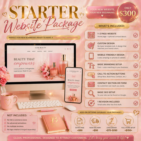 Website starter package